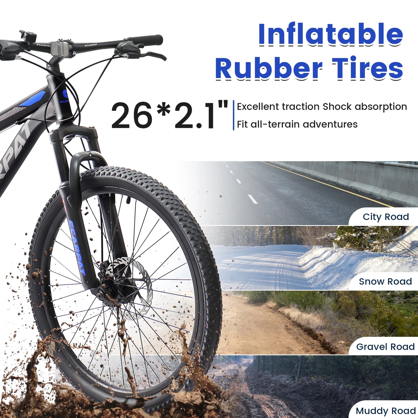 Full Suspension Mountain Bike 21-Speed