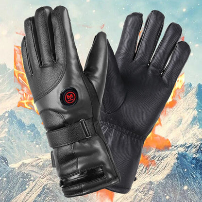 Thermal Electric Gloves Waterproof Touchscreen Gloves Cold Weather Gloves for Outdoor Motorcycle Ski Cycling